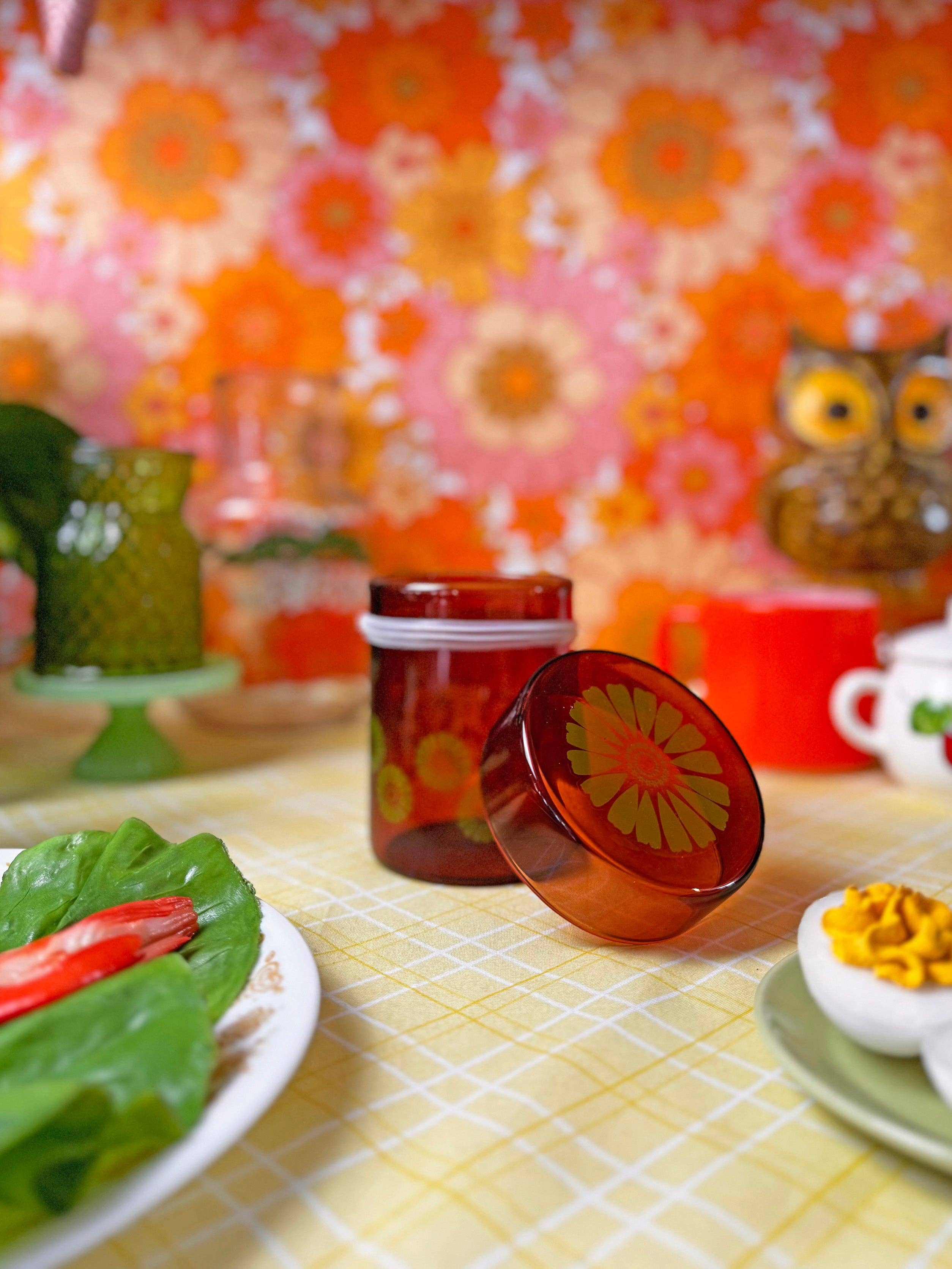 A Shop of Things - Wholesale Jar - Retro Sunflower Jar3