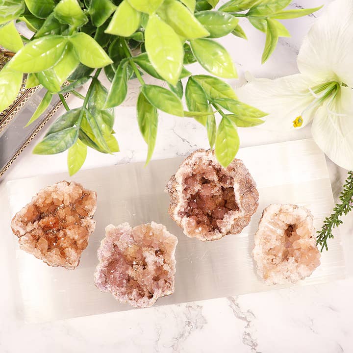 Pink Amethyst Cluster for wholesale by Natures Artifacts Inc