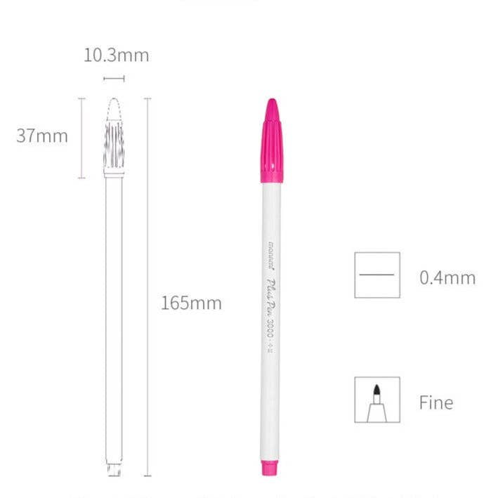 LULUFUNSTUDIO - Wholesale Pen - Monami | Plus Pen 3000 Pen Set | 0.4mm Fine Journal Pen8