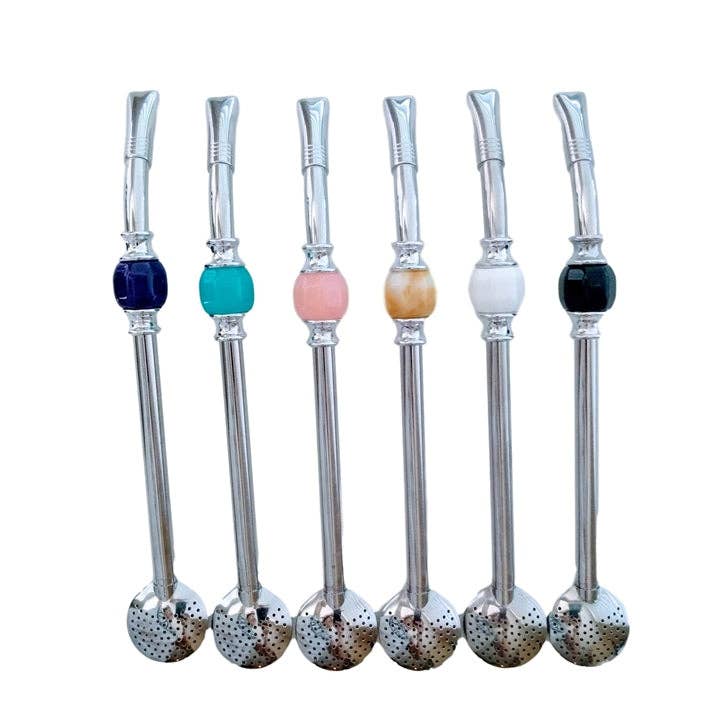 Wholesale Tea Straw - Bombilla - Removable Head & Cleaning Brush for wholesale by ModestMix Teas