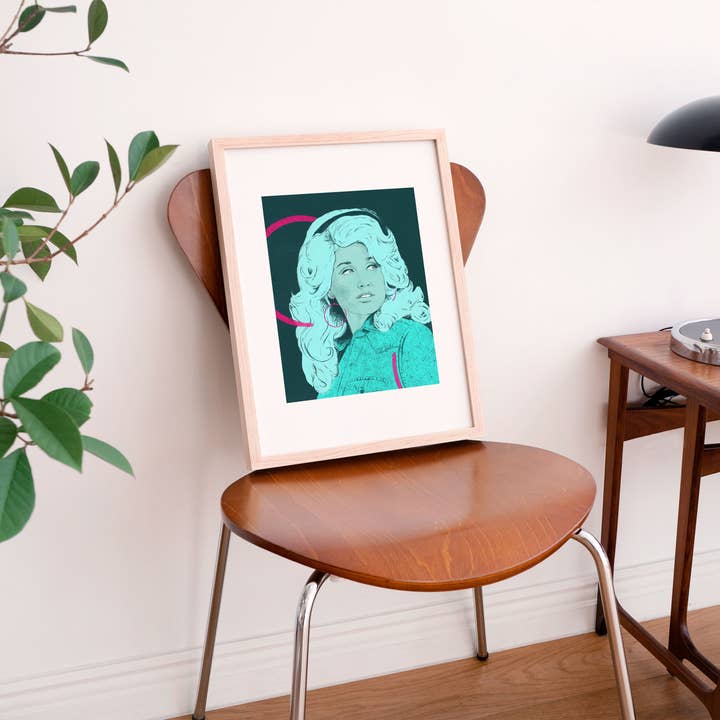 Lauren Denitzio Art & Illustration - Wholesale Art Print - Dolly Parton Art Print