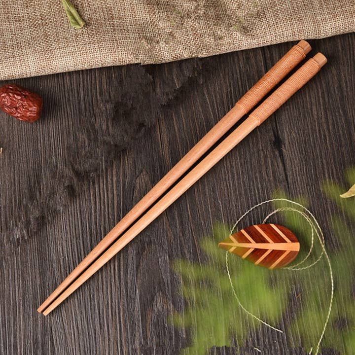 BlakOutlet – wholesale Chopsticks – Handmade Japanese Natural Chestnut Wood Sushi Chopsticks
