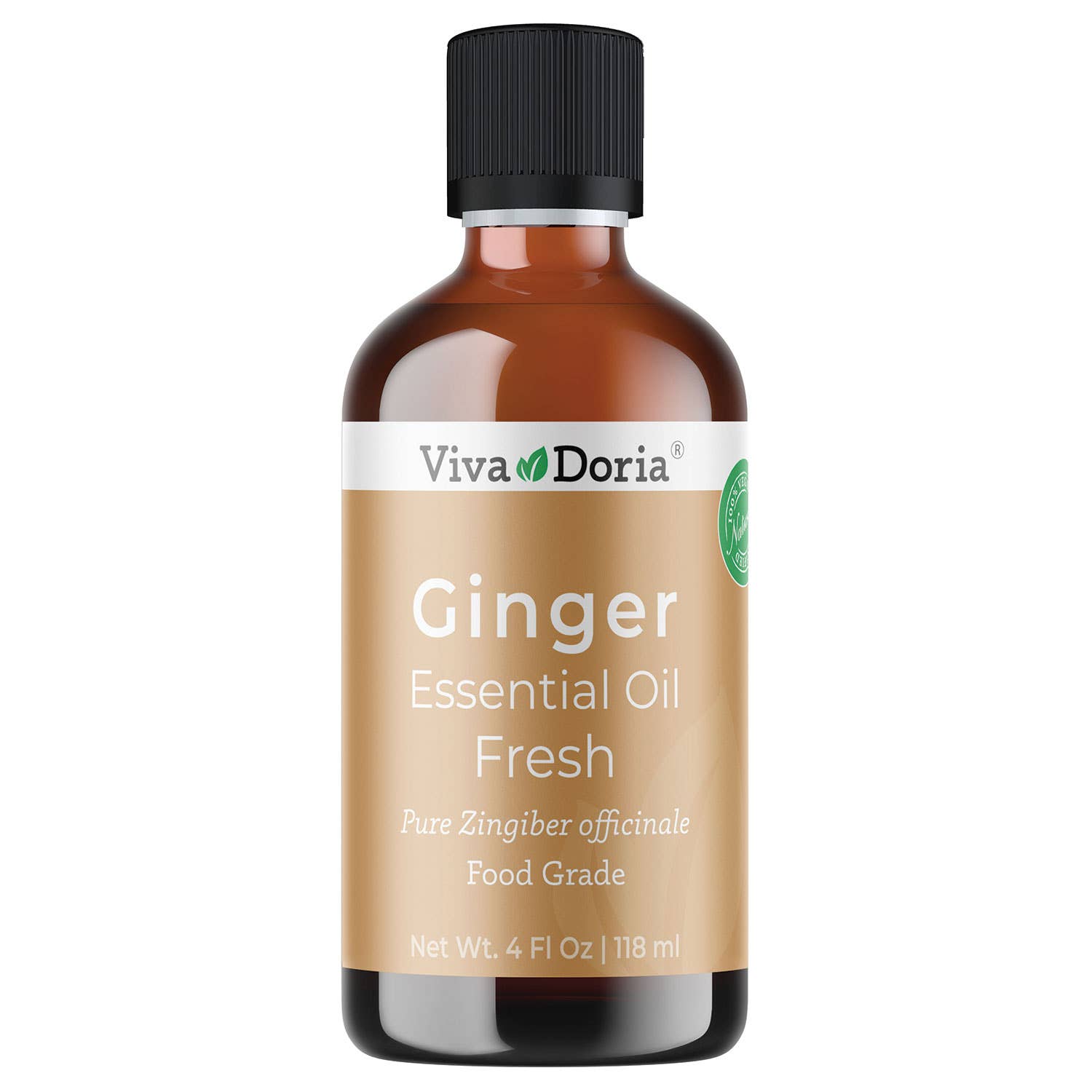 VIVA DORIA INC. - Wholesale Essential Oil - Ginger Essential Oil, Food Grade, 118 mL (4 Fluid Ounce)  0