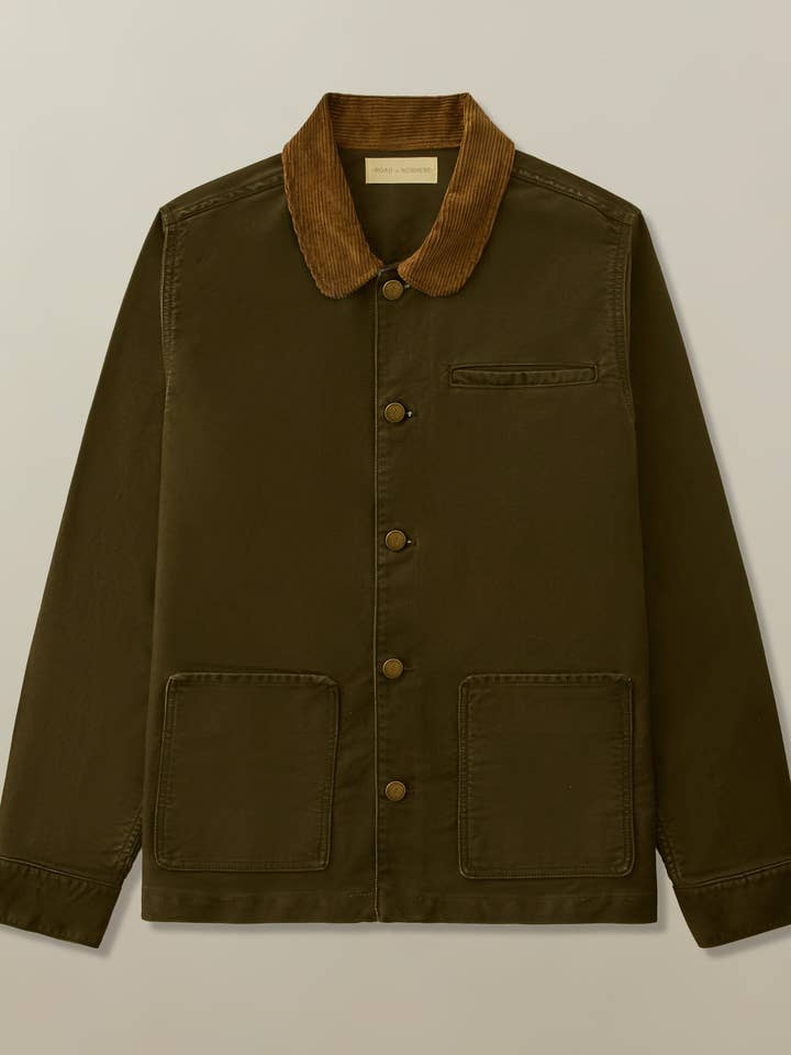 Men's Drew Jacket in Japanese Moleskin for wholesale by Road to Nowhere Clothing
