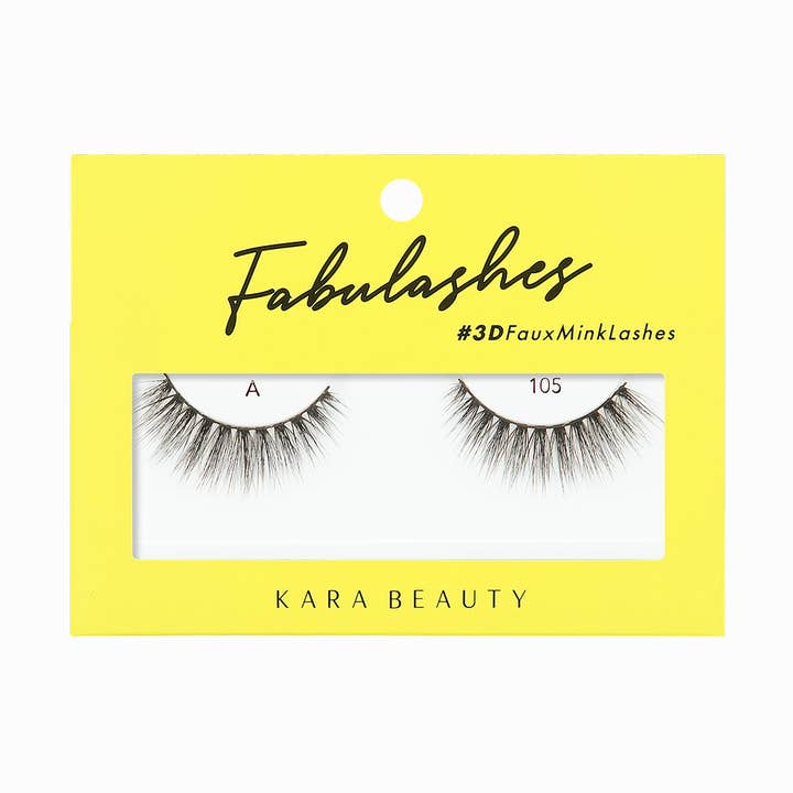 Faux cils 3D en faux vison FABULASHES - A105 pour la vente par Kara Beauty