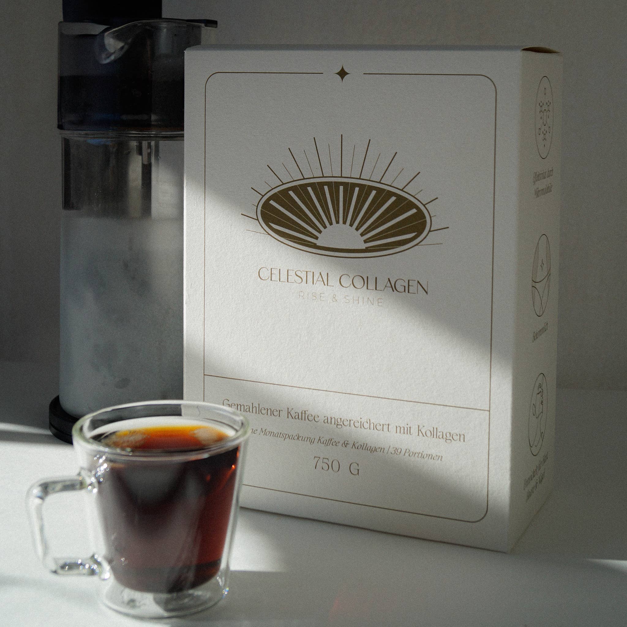 Celestial Collagen – wholesale Ground coffee –  Collagen Ground Coffee 750 - monthly provision10