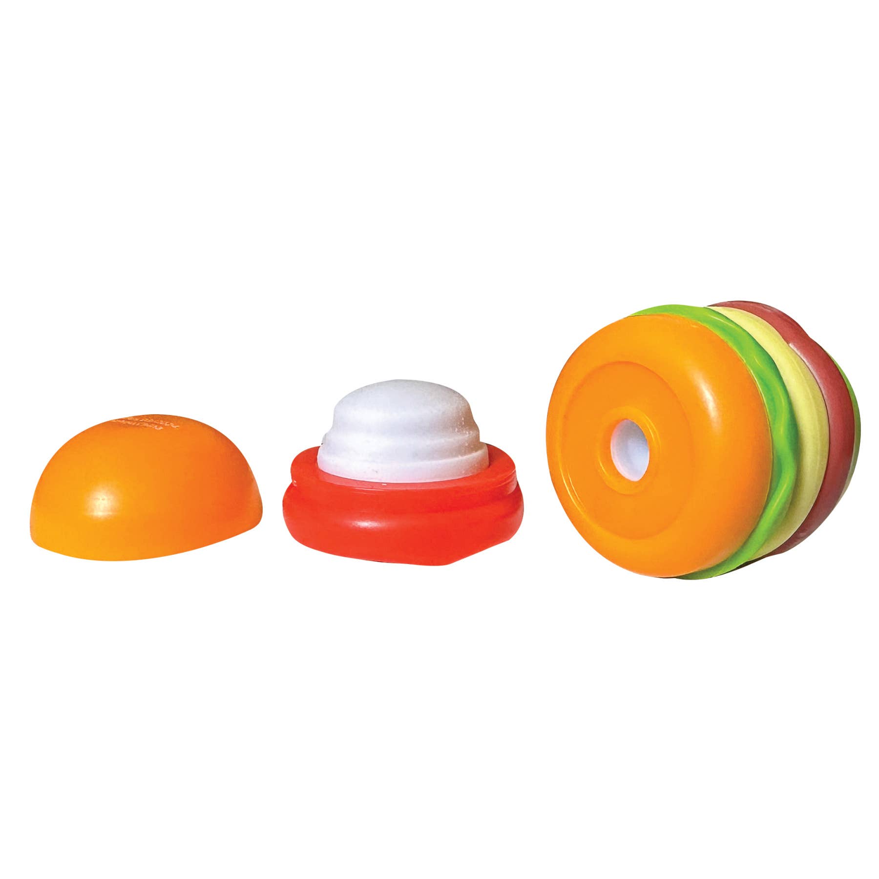 Geddes - Wholesale Pencil Sharpener - HAMBURGER SHARPENER/ERASER  24/BOX4