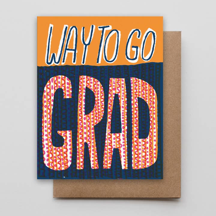 Way To Go Grad Wavy pour la vente par Hammerpress