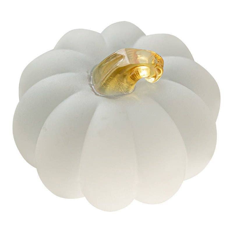 Gohobi （We cover U.S. import duties） - Wholesale Decorative Tabletop Object - Gohobi Pate de Verre Pumpkin Halloween Glass Ornament Teapot Lid Stand Paperweight27