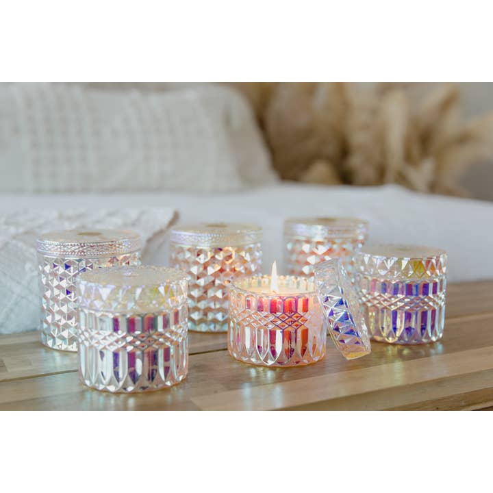 The SOi Company - Wholesale Jar/Filled Candle - Sparkling Vanille 8oz Petite Shimmer Candle