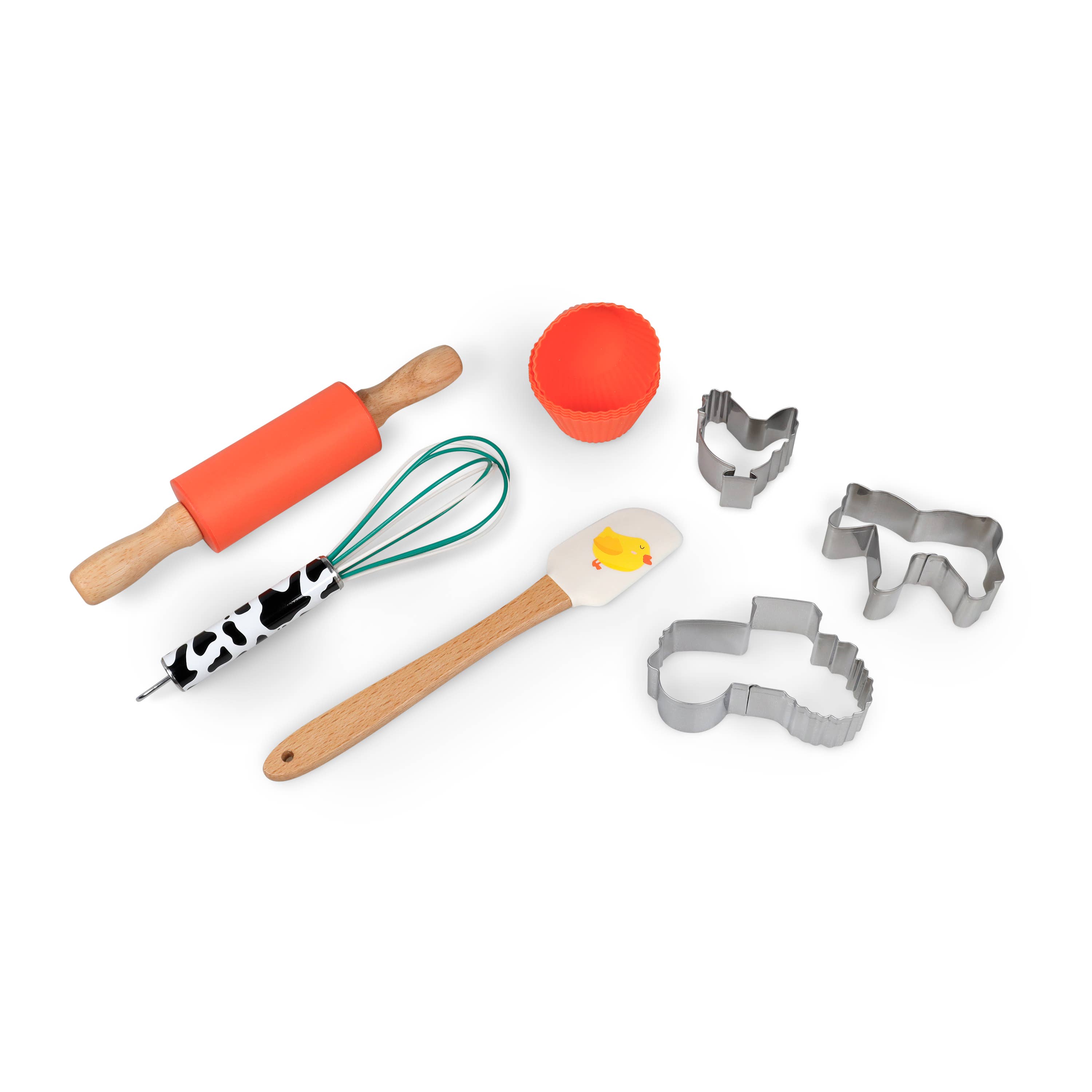 Handstand Kitchen - Wholesale Cookware Set - Farm Friends Baking Set – Silicone Cups, Tools & Cutter1