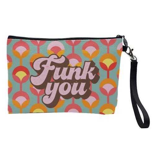 ART WOW - Wholesale Makeup/Cosmetic Bag - Cosmetic Bag 'FUNK YOU' by Giddy Kipper