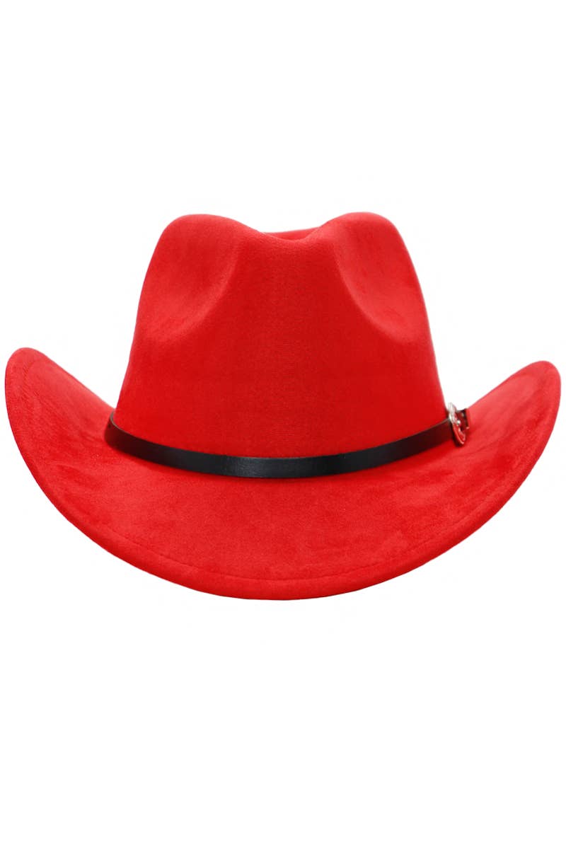 Cap Zone – Engroshandel Cowboyhat - Unisex – Western spænde bælte imiteret nubuck ruskind cowboyhat11