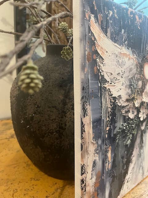 Rustic Nester - Wholesale Art Print - Angel Canvas art print, Painting for wall, home decor gift3