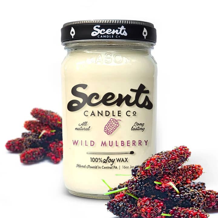 Scents Candle Co. Wild Mulberry Soy Wax Candles for wholesale by Scents Candle Co