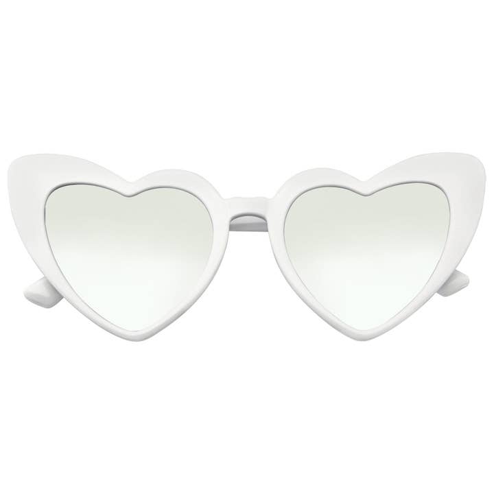 Emblem Eyewear – wholesale Sunglasses – Women's – Oversize Cat Eye Heart Shape Mirrored Lens Sunglasses2