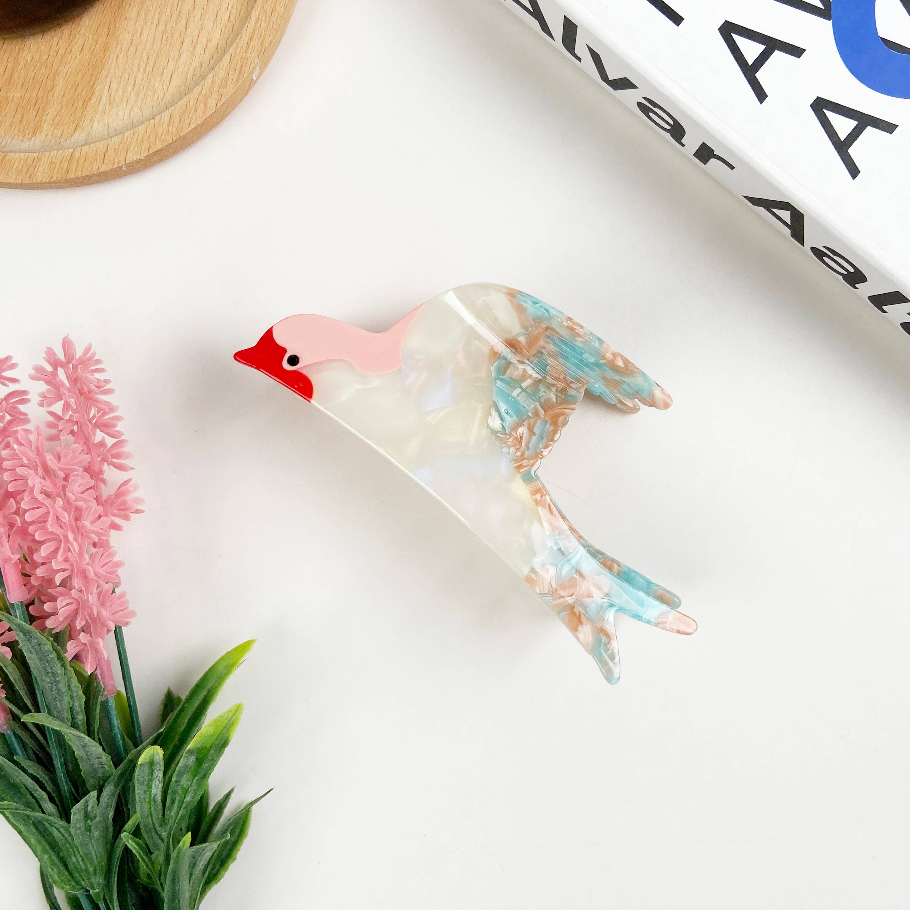 TheDivaSoap – wholesale Hair clip – Women’s – Acetate Swallow Hair Claw Clip Animal Bird9