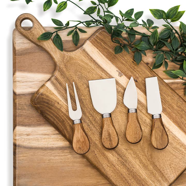 Lynn & Liana Designs - Wholesale Cheese Spreader - Cheese Knife and Spreader Set with Gift Box (set of 4)