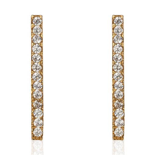 Possum Ohrring Stick Zirkonia 925 Sterling für den Großhandel von POSSUM