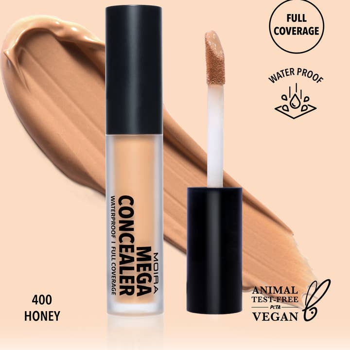 Mega Concealer Impermeabile 400 - Miele per la vendita all'ingrosso da parte di Moira Cosmetics