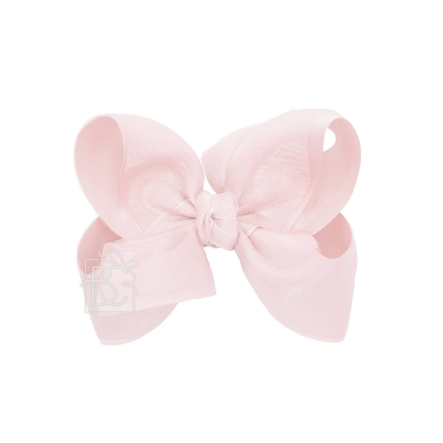 Beyond Creations, LLC – wholesale Hair bow – Kids – LAYERED ORGANZA/GROSGRAIN BOW ON CLIP57