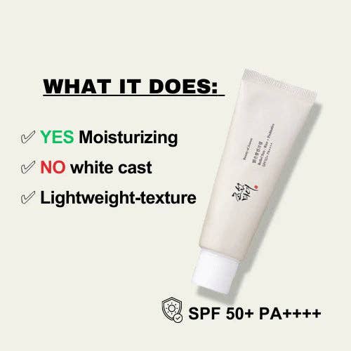 Sol Beauty Lab - Wholesale Sunscreen - BULK - Beauty of Joseon Relief Sun: Rice + Probiotics 50ml3