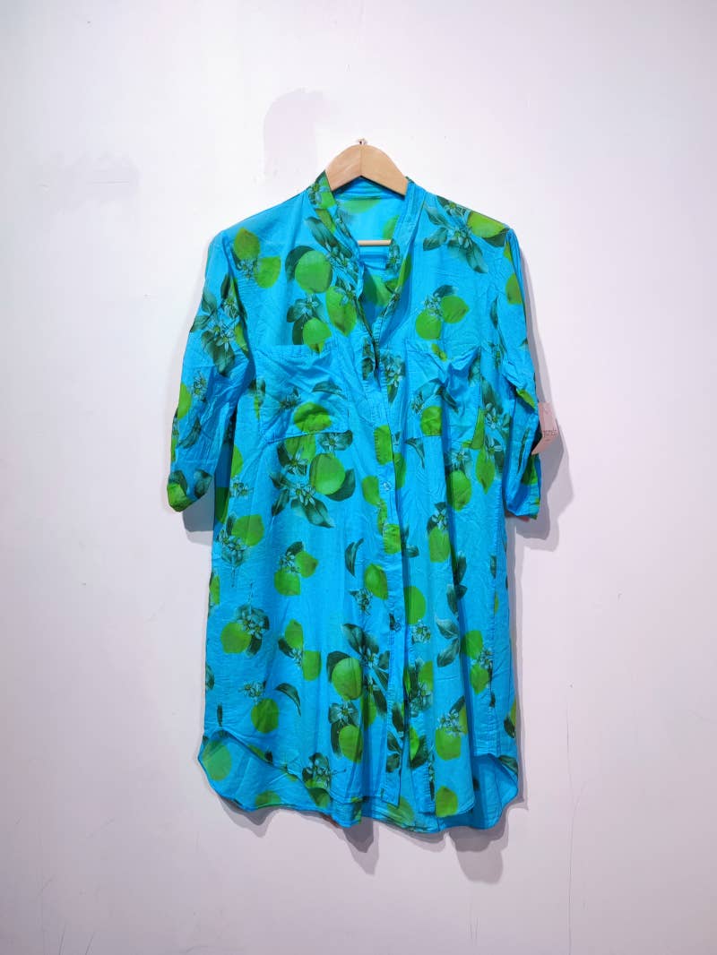 Pomelo paris - Wholesale Button Down Shirt - Women's - LISA LEMON LONG SHIRT NEW1