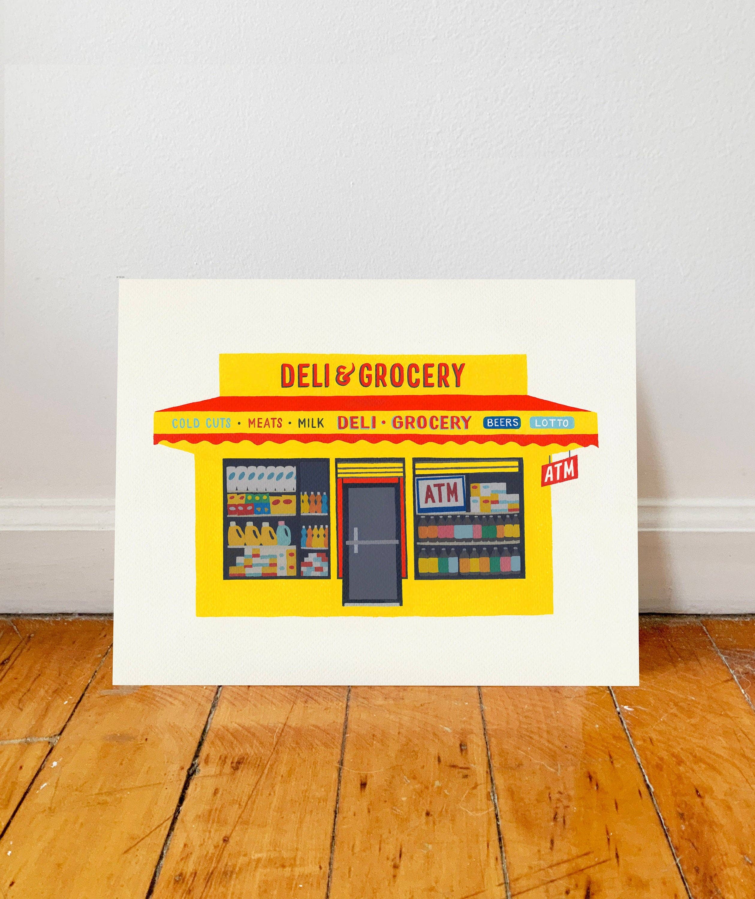 Jen Wang Studios - Wholesale Art Print - NY Bodega Print, NYC Wall Art, New York Illustration3