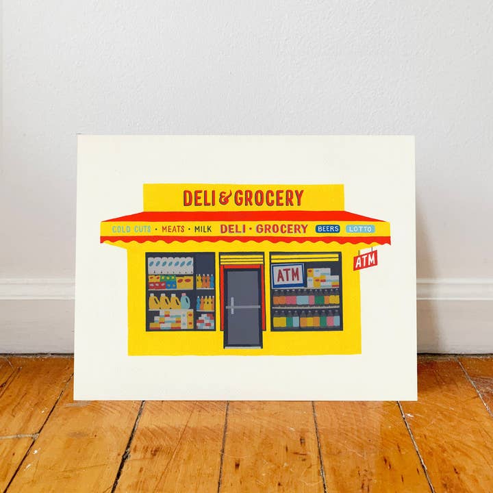 Jen Wang Studios - Wholesale Art Print - NY Bodega Print, NYC Wall Art, New York Illustration3