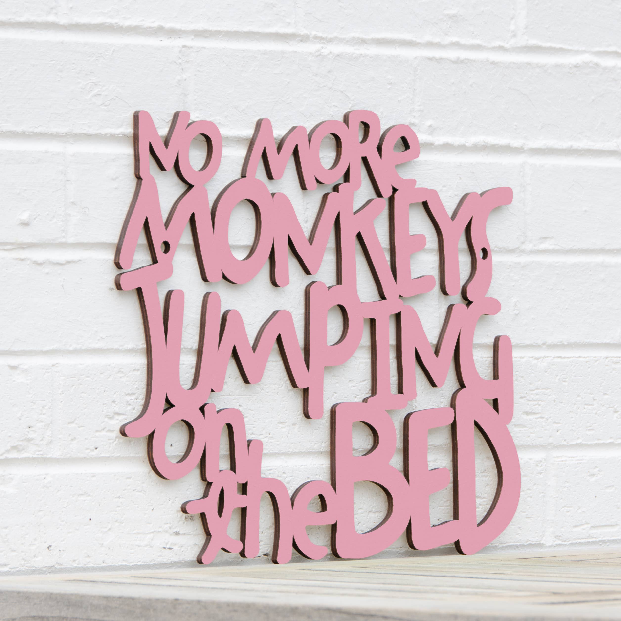 Spunky Fluff - Wholesale Wall Decor - Kids & Baby - No More Monkeys Jumping On The Bed, Kids Playroom Wall Art15
