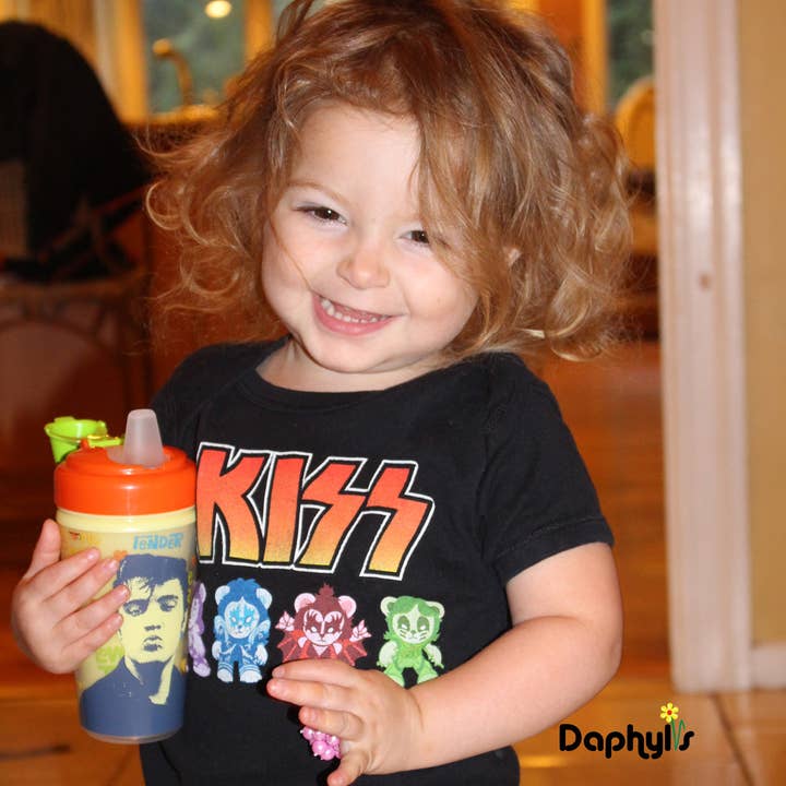 Daphyl's LLC - Wholesale Drinking Glass/Cup - Kids & Baby - Elvis Love Me Tender