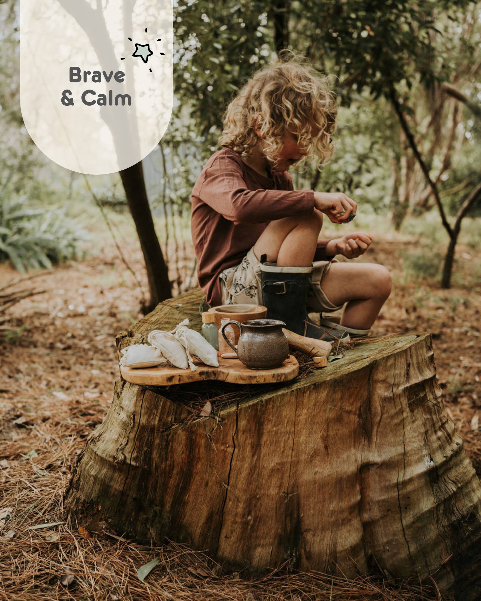 The Little Potion Co - Vente Kit de bricolage – enfant - Aventure Sauvage - Kit de Potion de Pleine Conscience