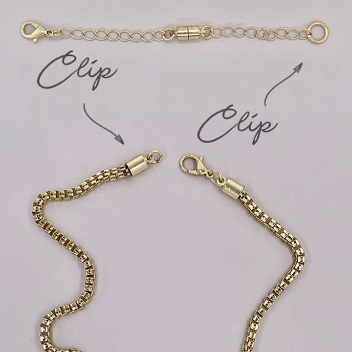 Jewelry Made by Me - Wholesale Doe-het-zelf-knutselset - Magnetische sluiting, zilver2