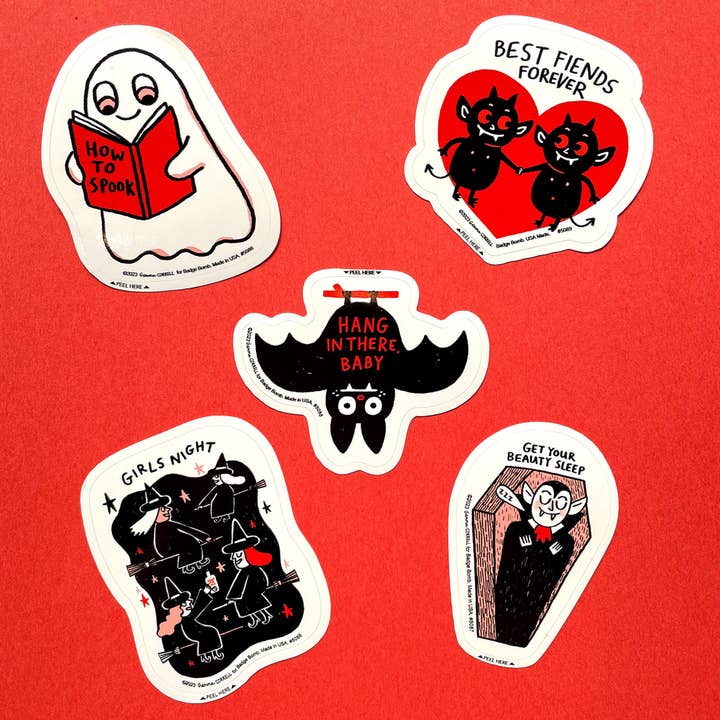 Badge Bomb - Wholesale Sticker - Best Fiends Forever Heart Sticker by Gemma Correll
