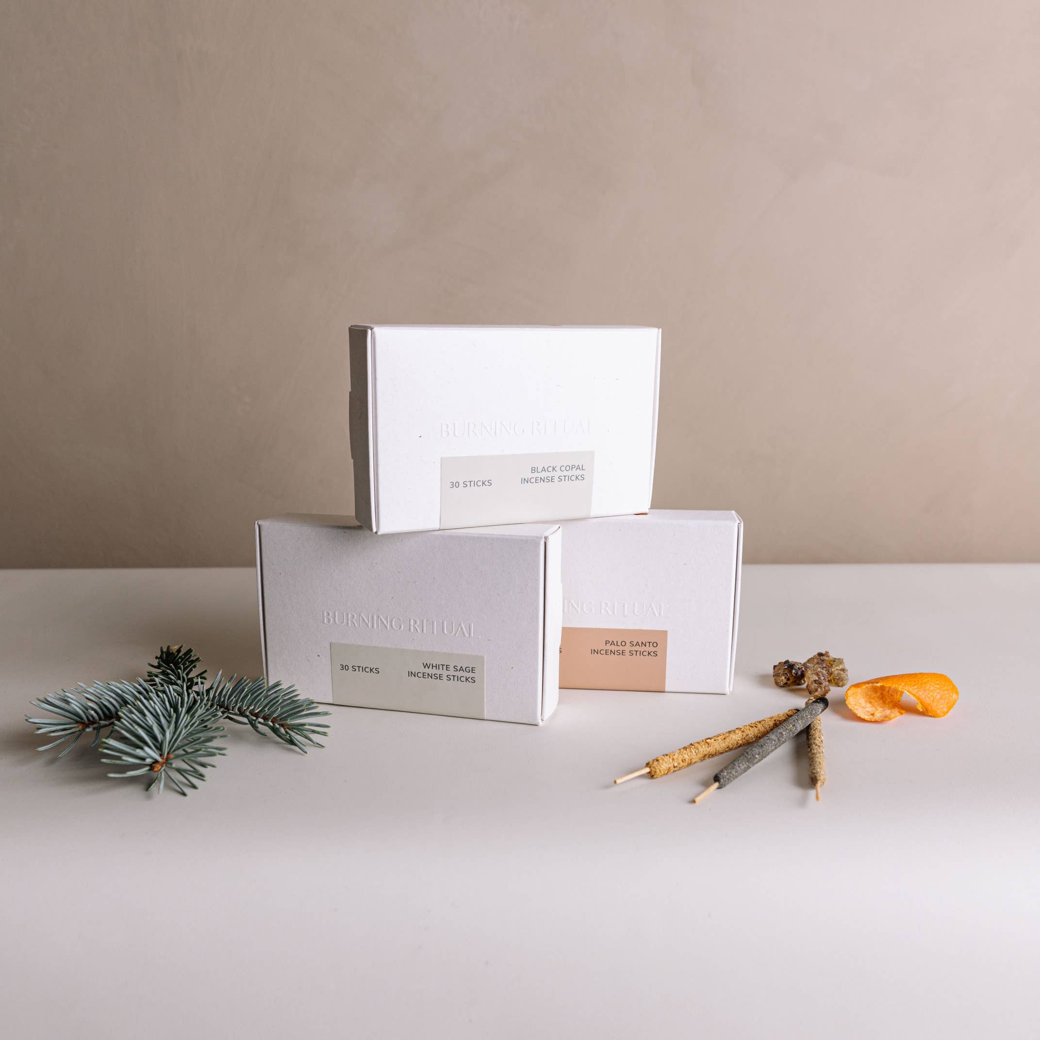 Cedar and Myrrh - Wholesale Incense - Mini White Sage Hand-Rolled Incense | 30 Sticks3