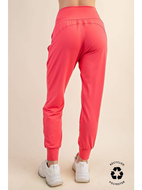 Sunday Morning - Wholesale Athletic Sweatpants/Joggers - Women's - P2165PL37-Plus Size Butter Soft Solid Jogger with Pockets27