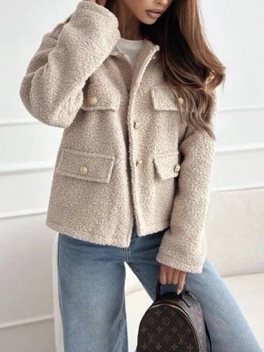 Jas Bouclette - 7322 voor wholesale door ESTEE BROWN
