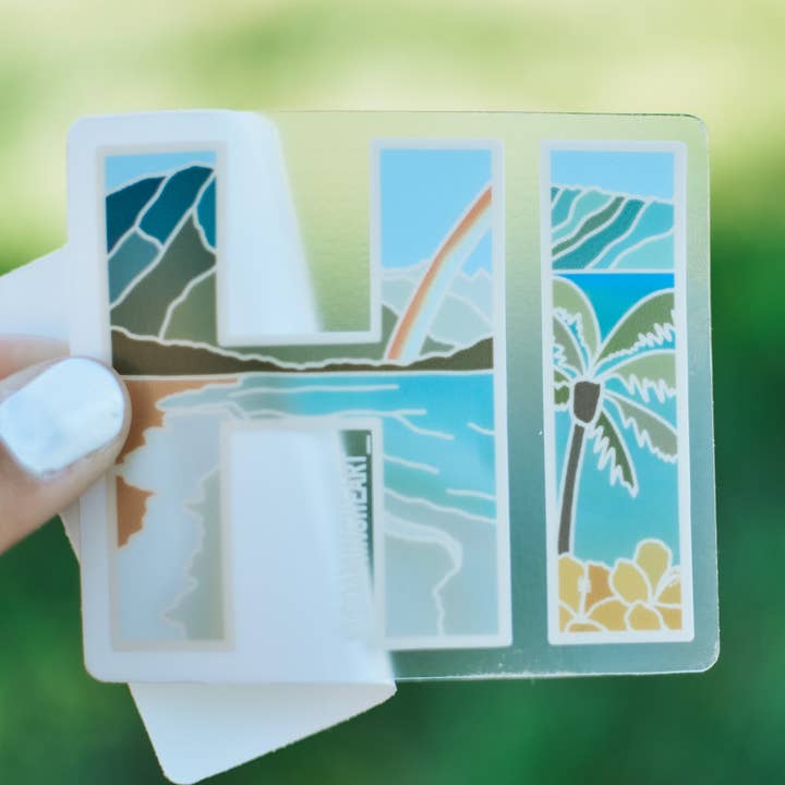 Hawaii State | Clear Sticker for wholesale by Roaming Heart