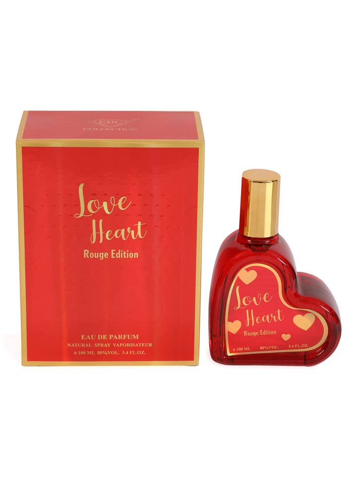Parfum en spray Love Heart Rouge Edition Eau de Parfum pour femmes pour la vente par MYS Wholesale Inc