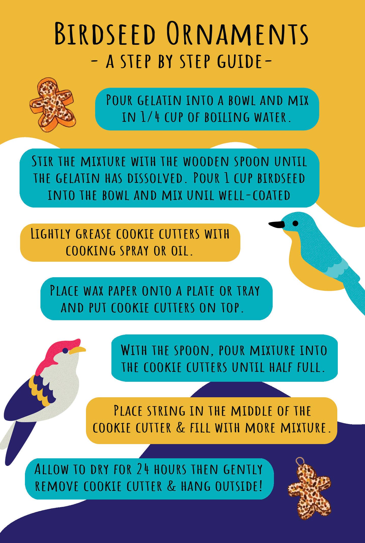 Mr. Sogs - Wholesale DIY Craft Kit - DIY Birdseed Garden Ornament Kit5