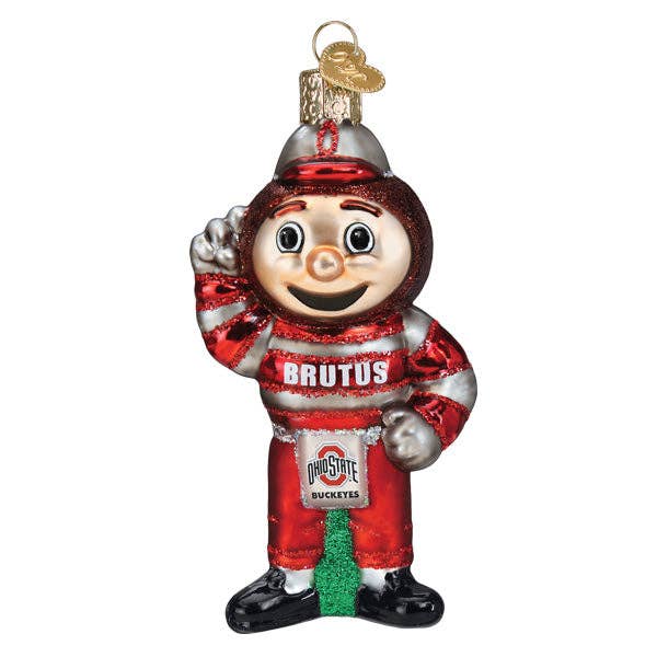 Old World Christmas - Wholesale Ornament - Ohio State Brutus Buckeye Ornament1