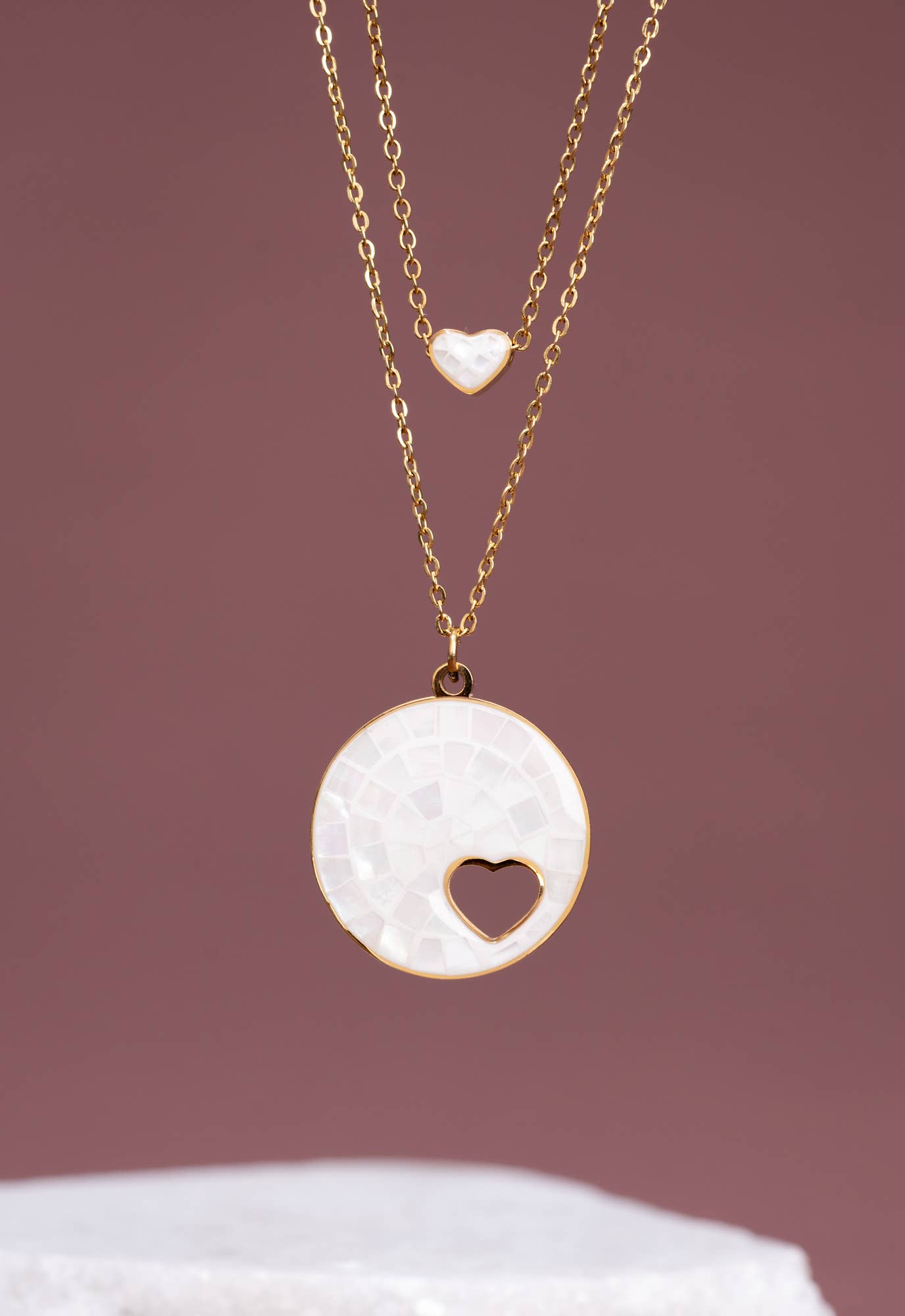 Starfish Project, Inc - Wholesale Pendant/Charm Necklace - Journey Together Necklace Set in Mother of Pearl6