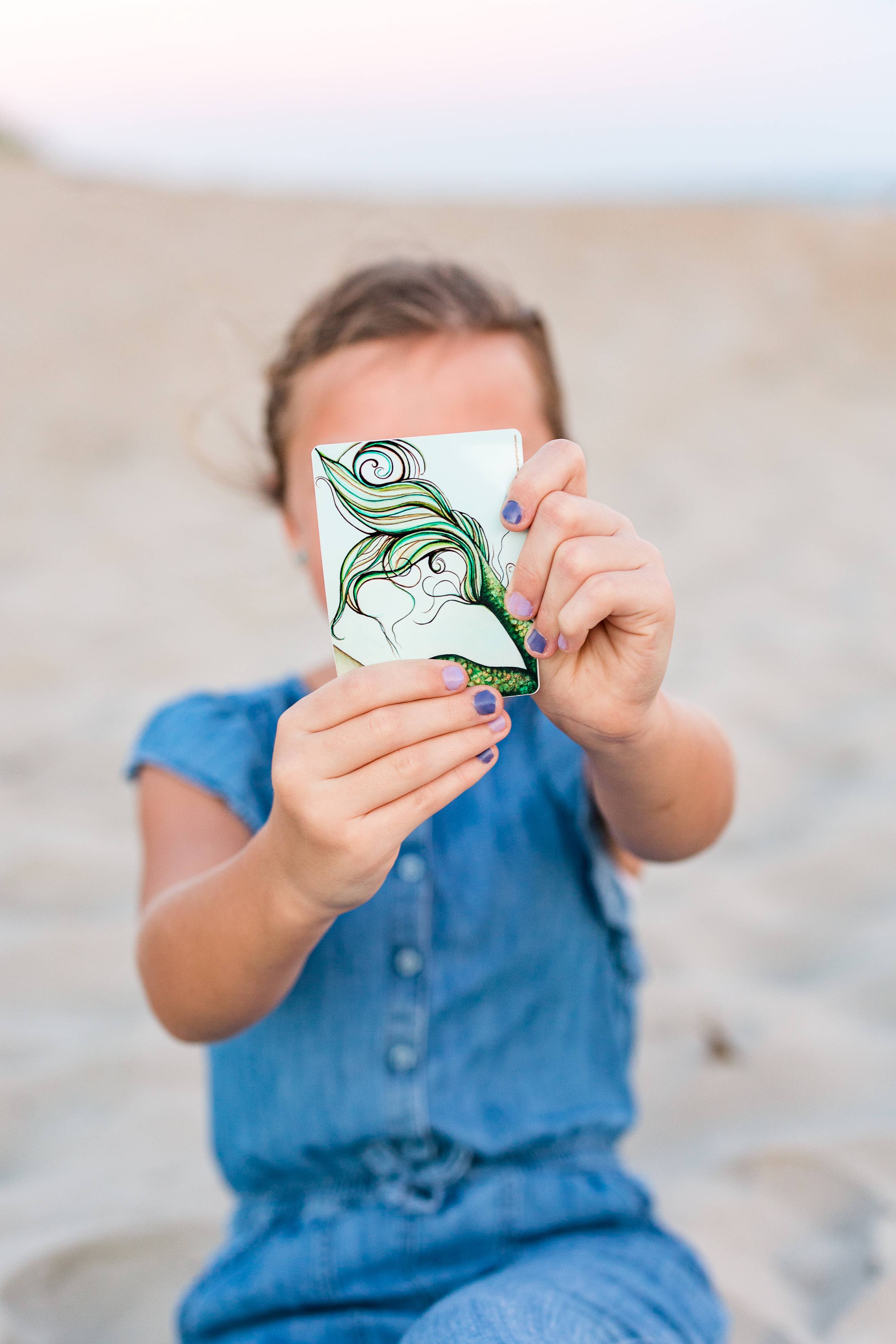 Angel Fritz Studio - Wholesale Art Print - FLIRTY - Giclee Mermaid Art Print2