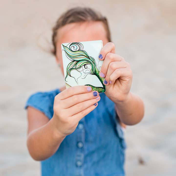 Angel Fritz Studio - Wholesale Art Print - FLIRTY - Giclee Mermaid Art Print2