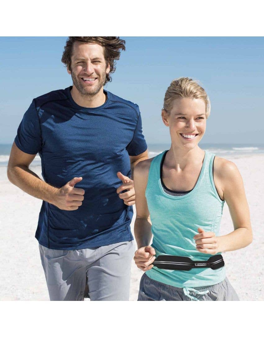 Negro Double Xtens - Cinturón De Running Negro de venta al por mayor en Faire5