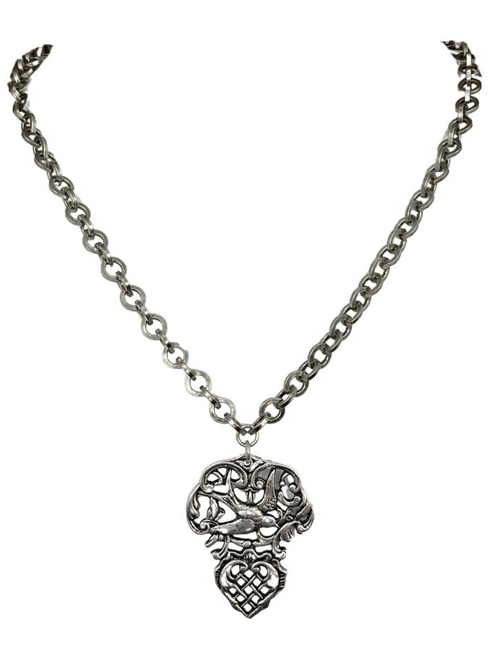 Riproduzione di Fermaglio per Scarpe Vintage Placcato Argento da 18" per la vendita all'ingrosso da parte di Erin Knight Designs