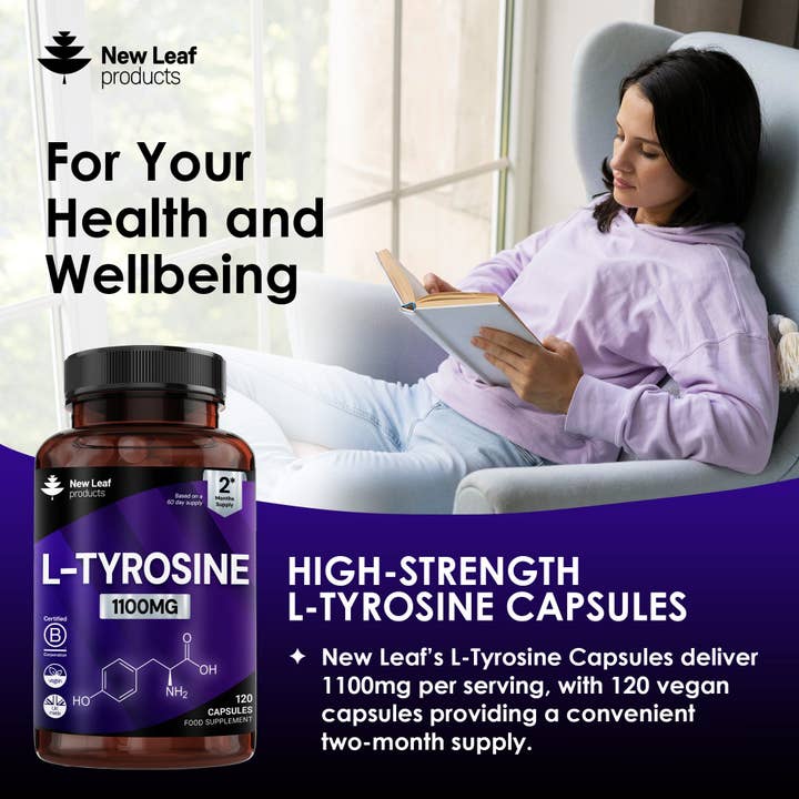 New Leaf products Ltd – wholesale Oral supplement/vitamin – L-Tyrosine Capsules2
