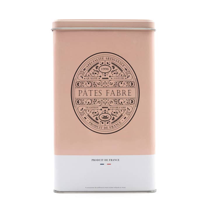 PATES FABRE - Wholesale Pasta - PASTEL PINK METAL BOX WITH FABRE PASTA0
