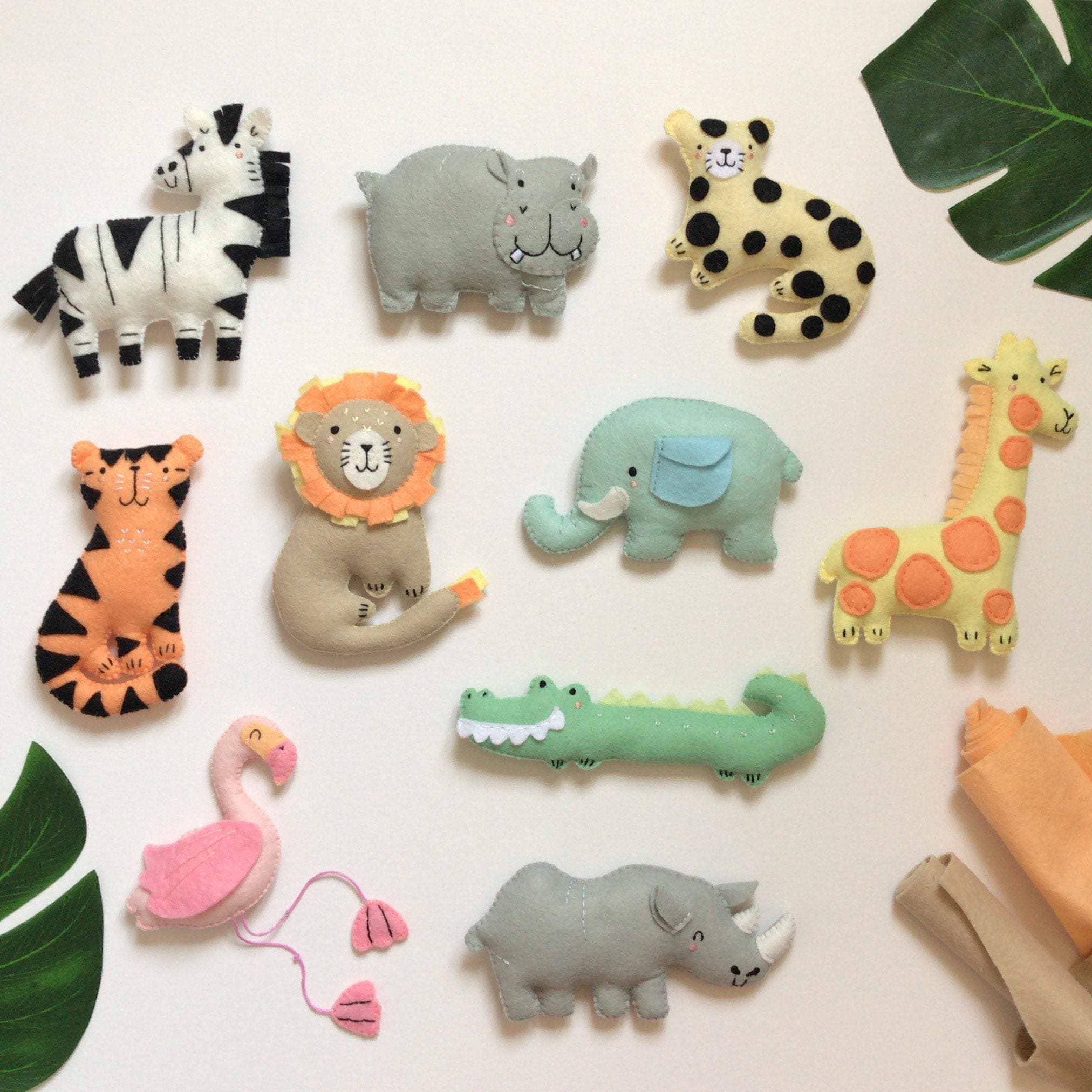 Wholesale Luna the Leopard Felt DIY Sewing Kit for your store - Faire