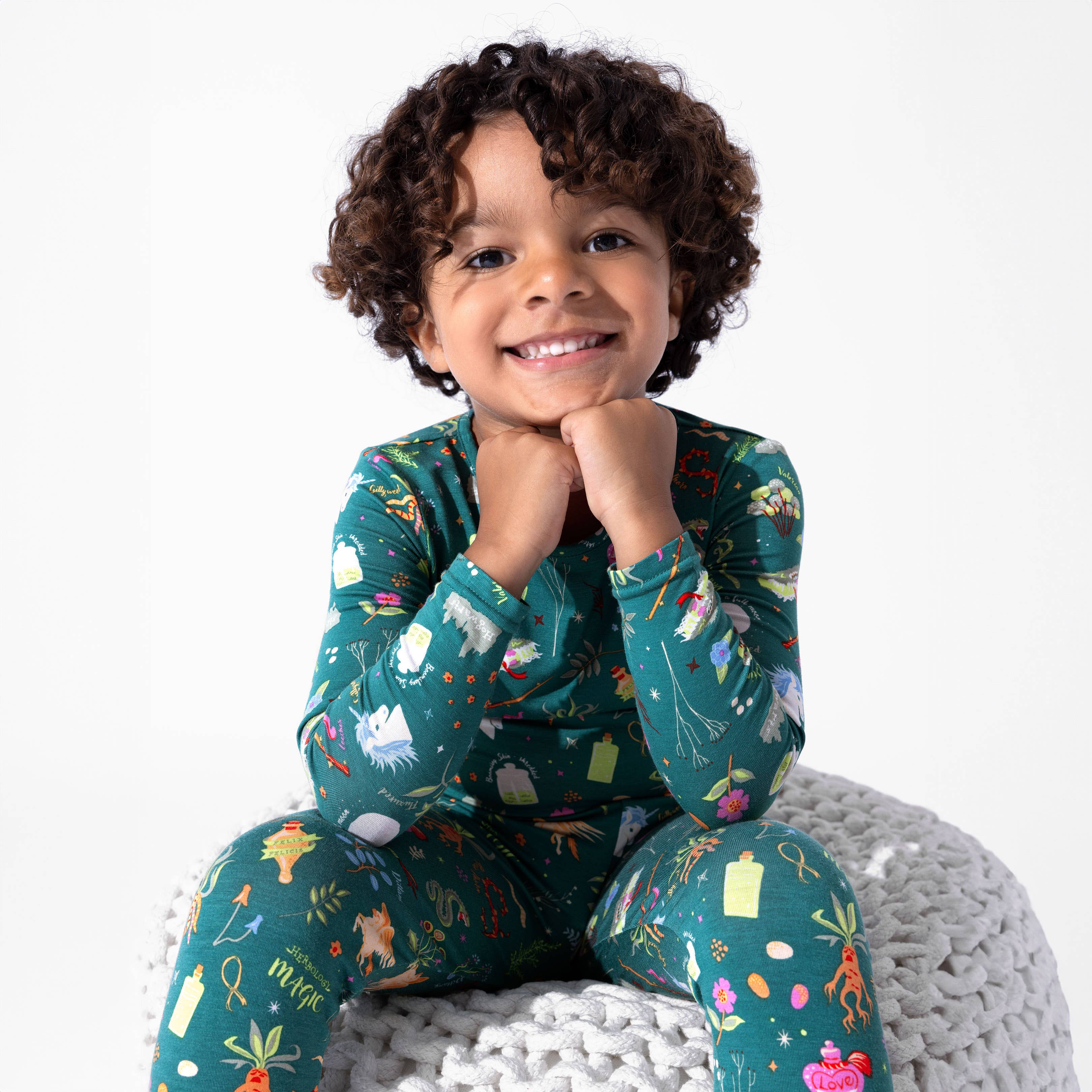 Bellabu Bear - Wholesale Sleepwear Set - Kids - Harry Potter Mandrakes & Herbs Bamboo Kids Pajamas5